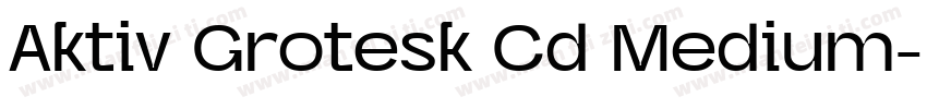 Aktiv Grotesk Cd Medium字体转换